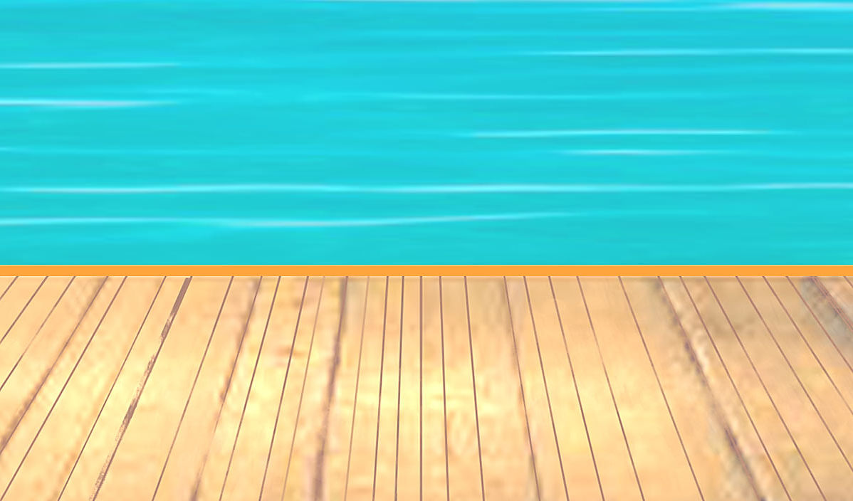 Pièce vide fond bleu